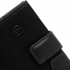 Piquadro Visitenkartenetuis<Marcel Kreditkartenetui RFID Schutz Leder 11.5 cm black