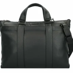 Outlet Piquadro Modus Aktentasche Leder 42 cm Laptopfach black