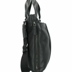 Outlet Piquadro Modus Aktentasche Leder 42 cm Laptopfach black