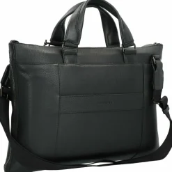 Outlet Piquadro Modus Aktentasche Leder 42 cm Laptopfach black