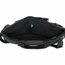 Outlet Piquadro Modus Aktentasche Leder 42 cm Laptopfach black