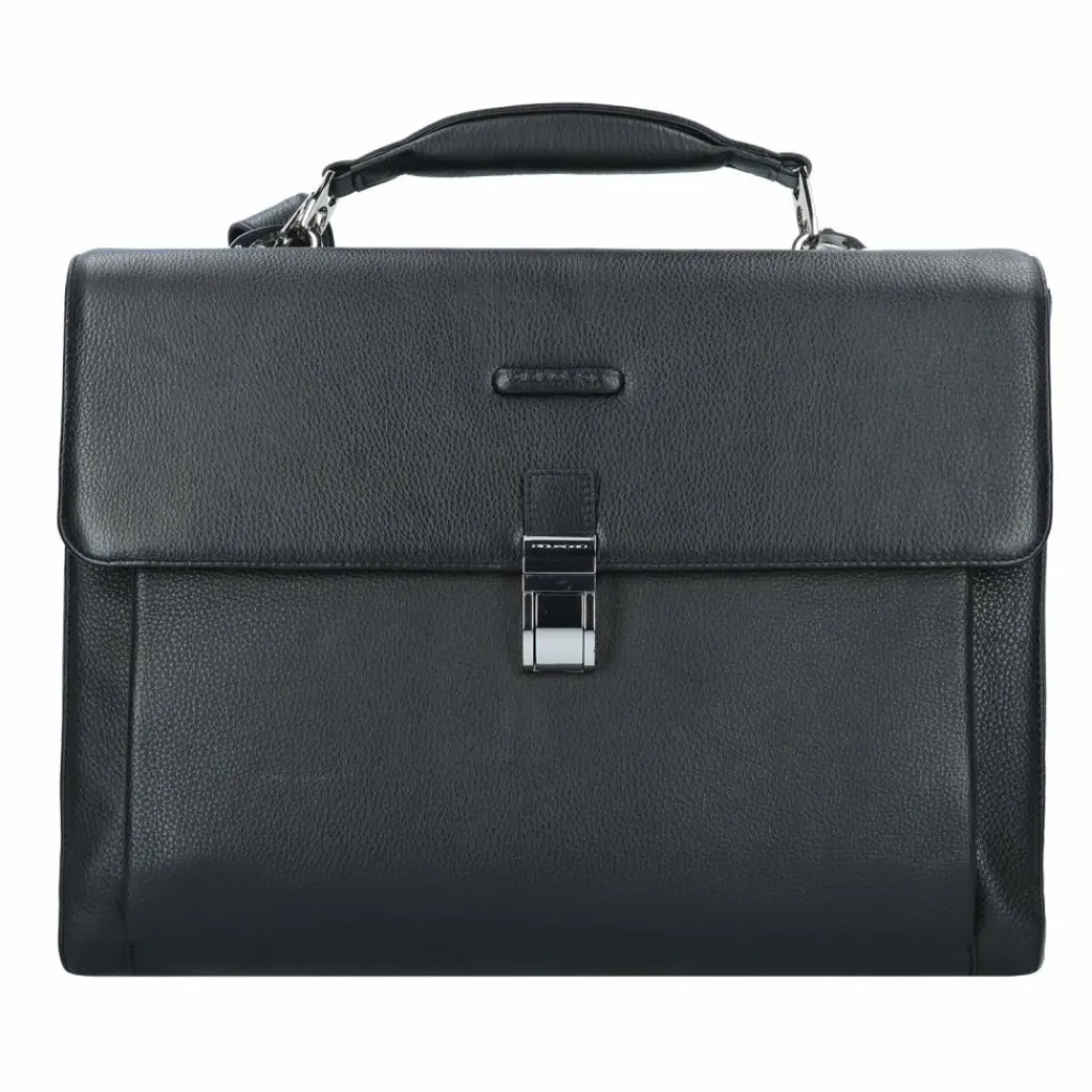 Piquadro Laptoptaschen|Aktentaschen<Modus Aktentasche Leder 41 cm Laptopfach black