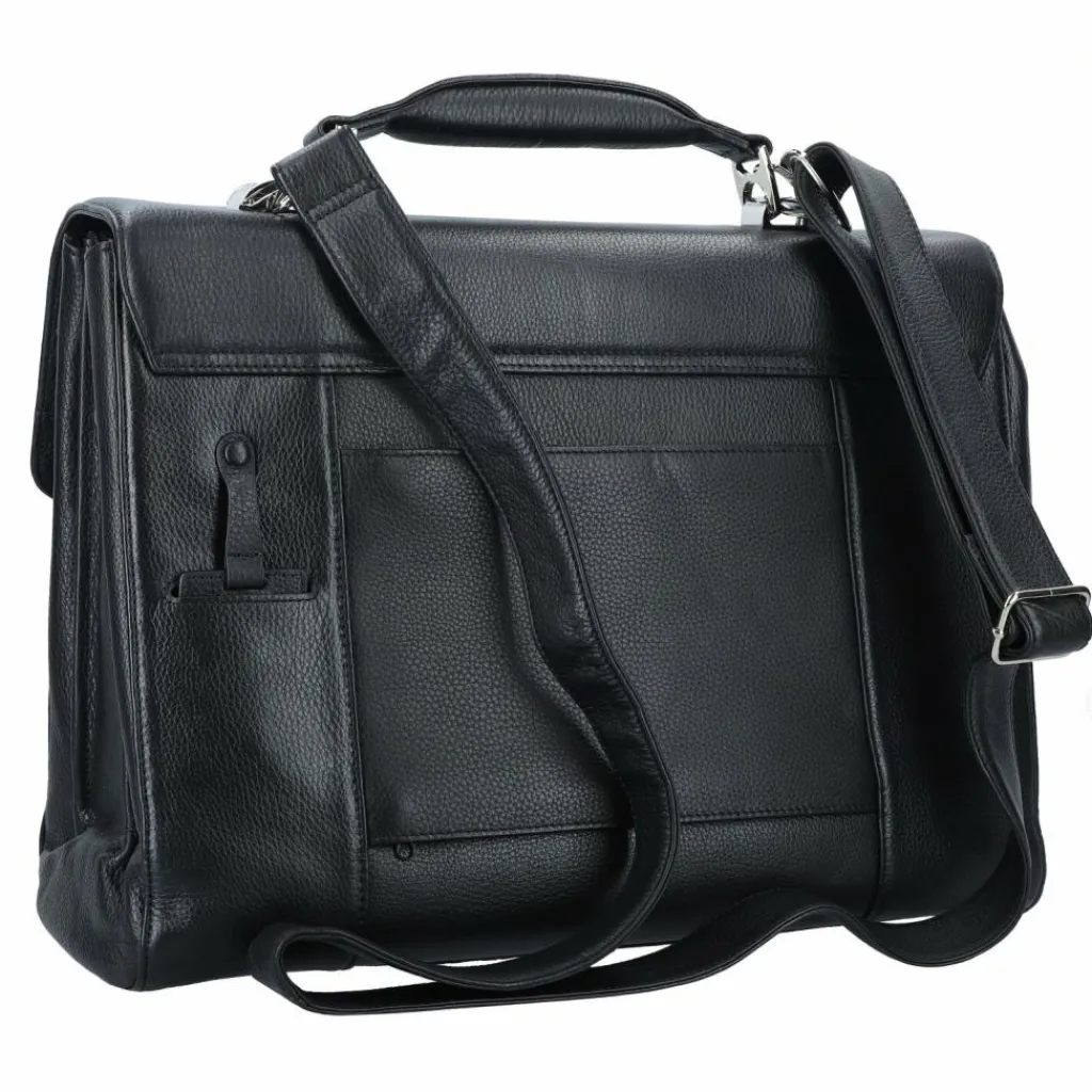Piquadro Laptoptaschen|Aktentaschen<Modus Aktentasche Leder 41 cm Laptopfach black