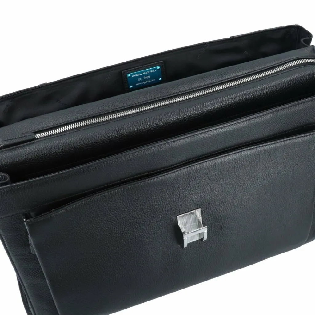 Piquadro Laptoptaschen|Aktentaschen<Modus Aktentasche Leder 41 cm Laptopfach black