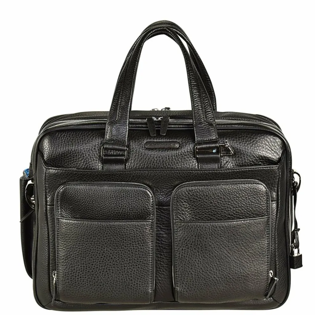 Piquadro Laptoptaschen|Aktentaschen<Modus Aktentasche Leder 41 cm Laptopfach schwarz