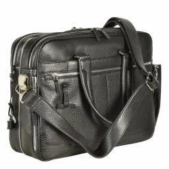 Piquadro Laptoptaschen|Aktentaschen<Modus Aktentasche Leder 41 cm Laptopfach schwarz