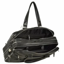 Piquadro Laptoptaschen|Aktentaschen<Modus Aktentasche Leder 41 cm Laptopfach schwarz