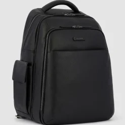 Piquadro Lederrucksäcke|Daypacks<Modus Daypack Leder 42 cm Laptopfach black