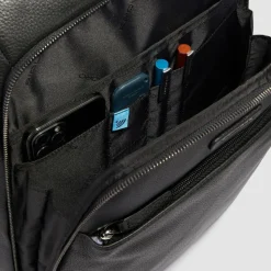 Piquadro Lederrucksäcke|Daypacks<Modus Daypack Leder 42 cm Laptopfach black