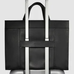 Piquadro Henkeltaschen<Modus Restyling Handtasche Leder 43 cm nero