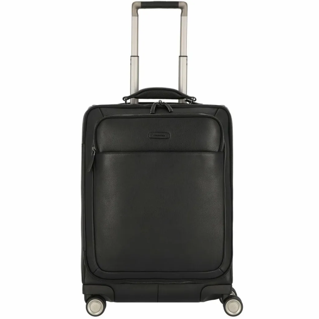 Discount Piquadro Modus Special 4 Rollen Trolley Leder 59 cm black