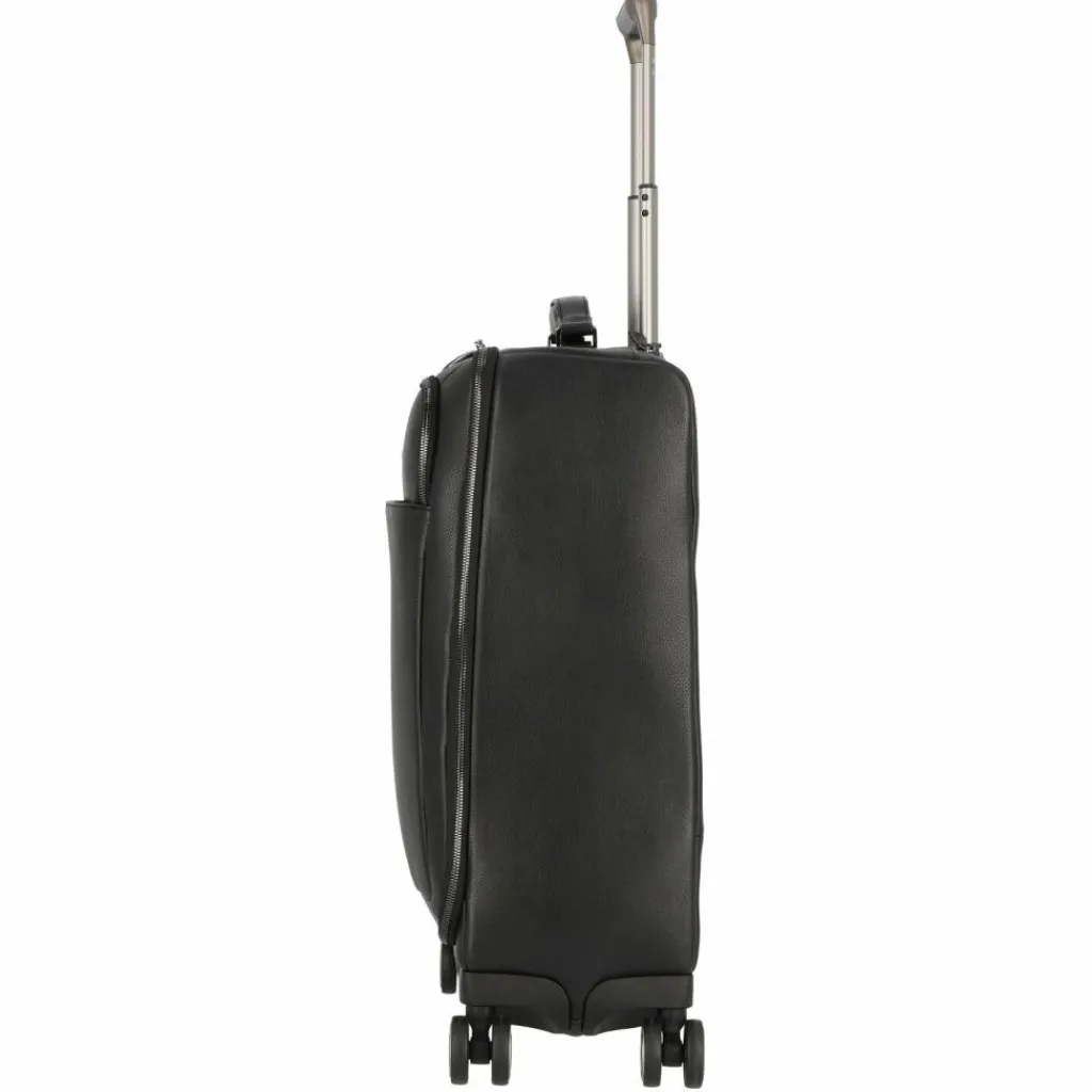 Discount Piquadro Modus Special 4 Rollen Trolley Leder 59 cm black