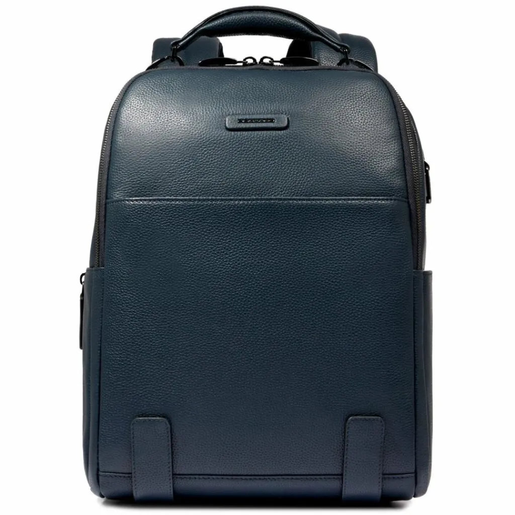 Piquadro Modus Special Daypack Leder 37 cm Laptopfach blue