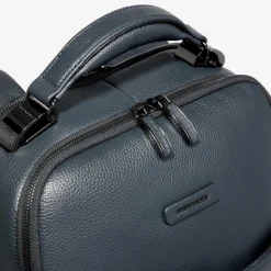 Piquadro Modus Special Daypack Leder 37 cm Laptopfach blue
