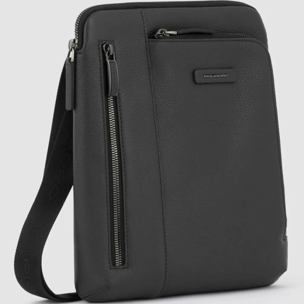Piquadro Umhängetaschen<Modus Umhängetasche Leder 22 cm black