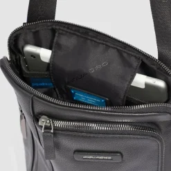 Piquadro Umhängetaschen<Modus Umhängetasche Leder 22 cm black