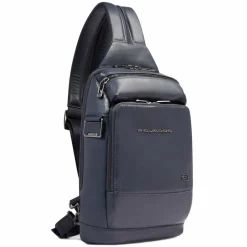 Piquadro Umhängetaschen<Monospalla Umhängetasche Leder 31 cm blue