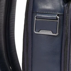 Piquadro Umhängetaschen<Monospalla Umhängetasche Leder 31 cm blue