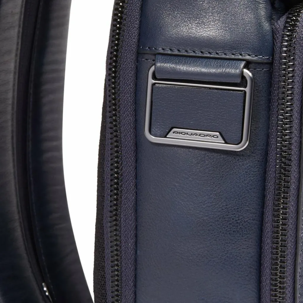 Piquadro Umhängetaschen<Monospalla Umhängetasche Leder 31 cm blue