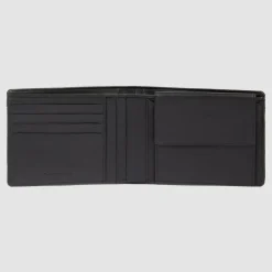 Discount Piquadro Orion Geldbörse RFID Schutz Leder 13 cm black