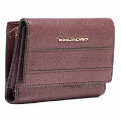 Damen Piquadro Patricia Geldbörse RFID Schutz Leder 9 cm