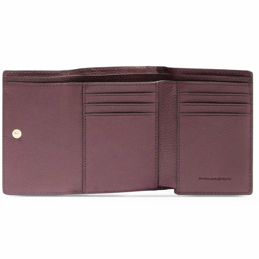 Damen Piquadro Patricia Geldbörse RFID Schutz Leder 9 cm