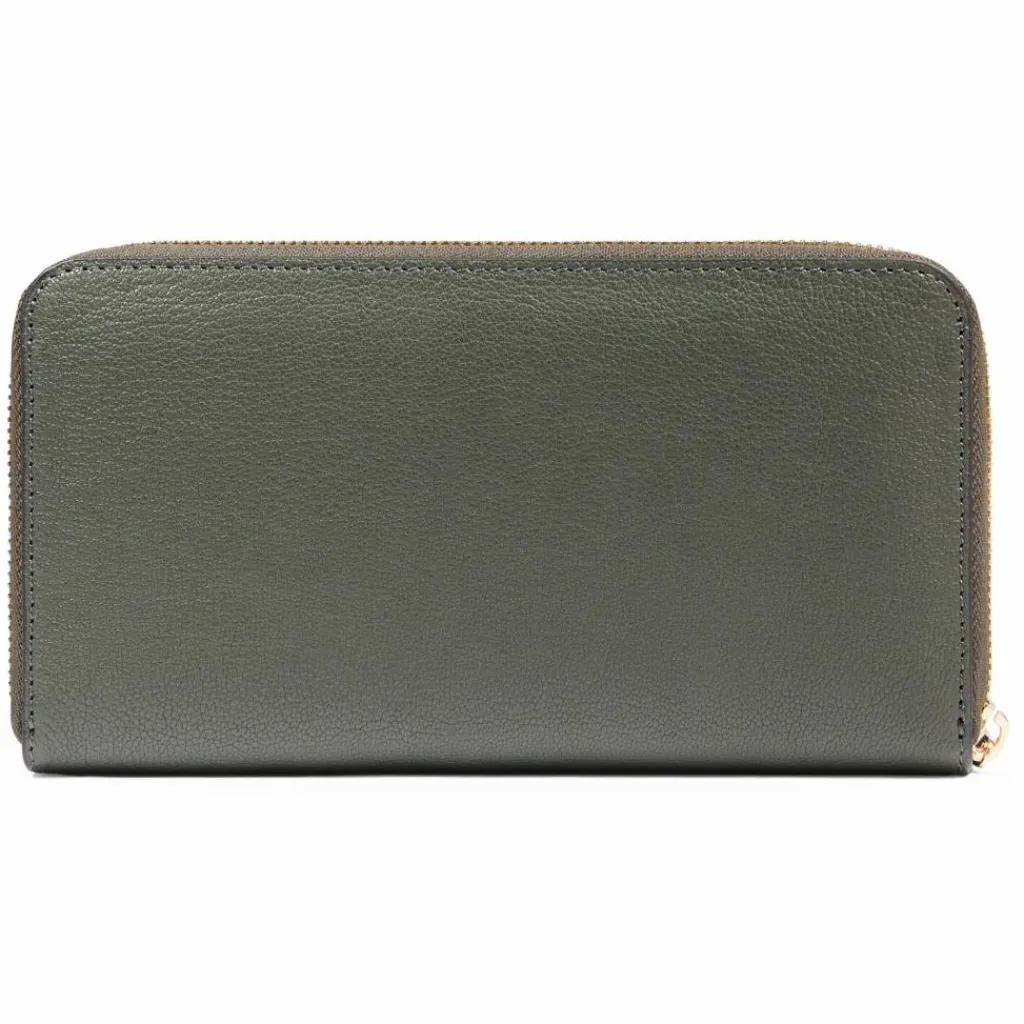 Piquadro Damengeldbörsen Querformat<Patricia Geldbörse RFID Schutz Leder 19 cm green