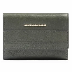Discount Piquadro Patricia Geldbörse RFID Schutz Leder 9 cm green