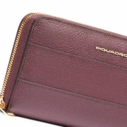 Damen Piquadro Patricia Geldbörse RFID Schutz Leder 19 cm