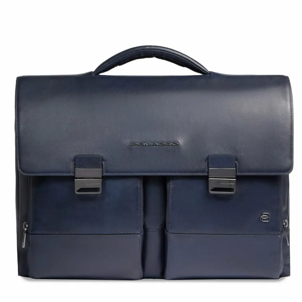 Piquadro Philip Aktentaschen Messenger Leder 42 cm Laptopfach