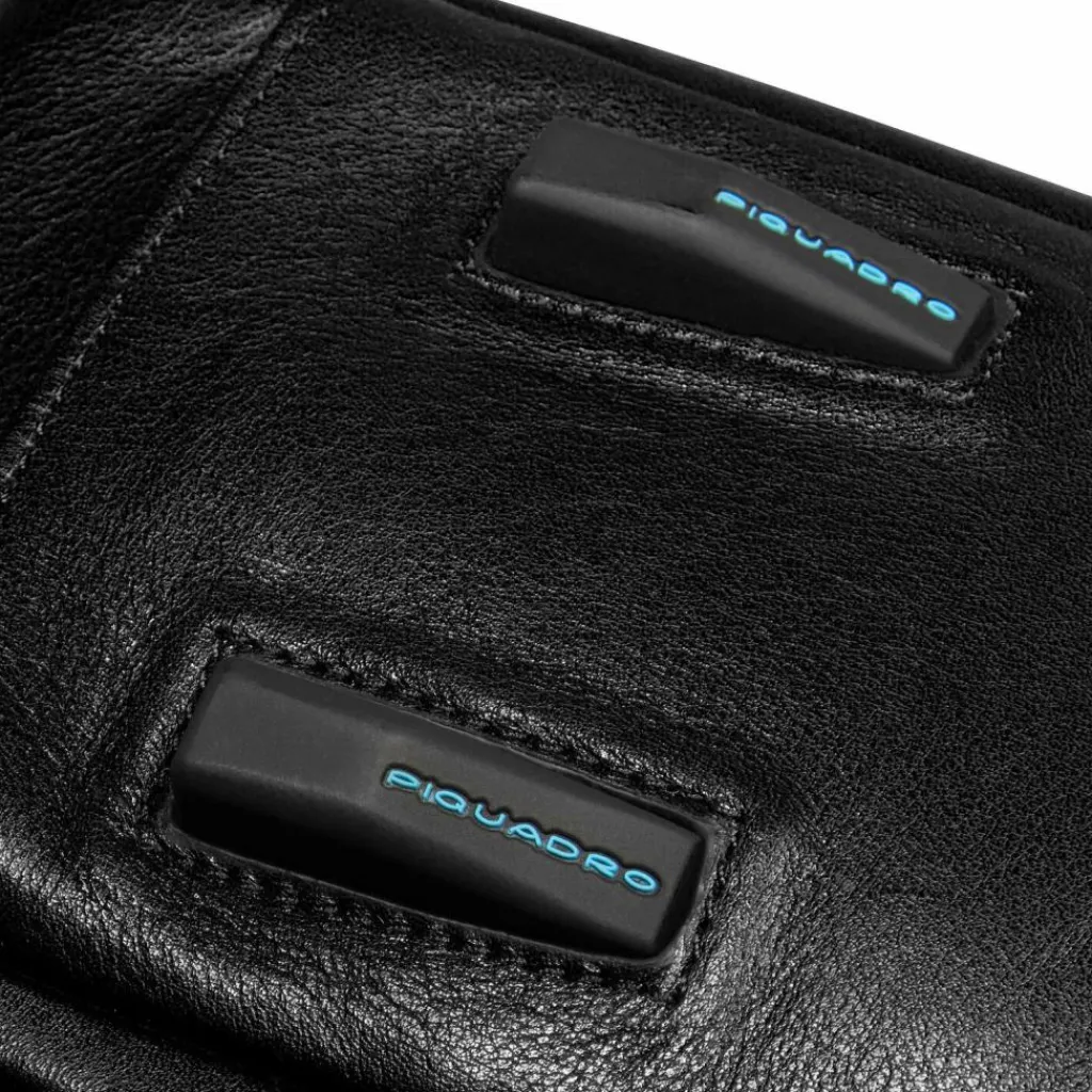 Piquadro Laptoptaschen|Aktentaschen<Philip Aktentasche Leder 43 cm Laptopfach black