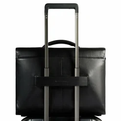 Piquadro Messenger Bags|Laptoptaschen<Philip Aktentaschen Messenger Leder 42 cm Laptopfach black