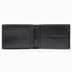 New Piquadro Philip Geldbörse RFID Schutz Leder 12.5 cm black
