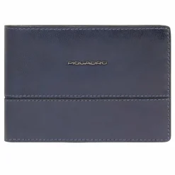 Piquadro Herrengeldbörsen Querformat<Philip Geldbörse RFID Schutz Leder 12.5 cm blue