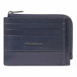 Piquadro Visitenkartenetuis<Philip Kreditkartenetui Leder 11 cm blue