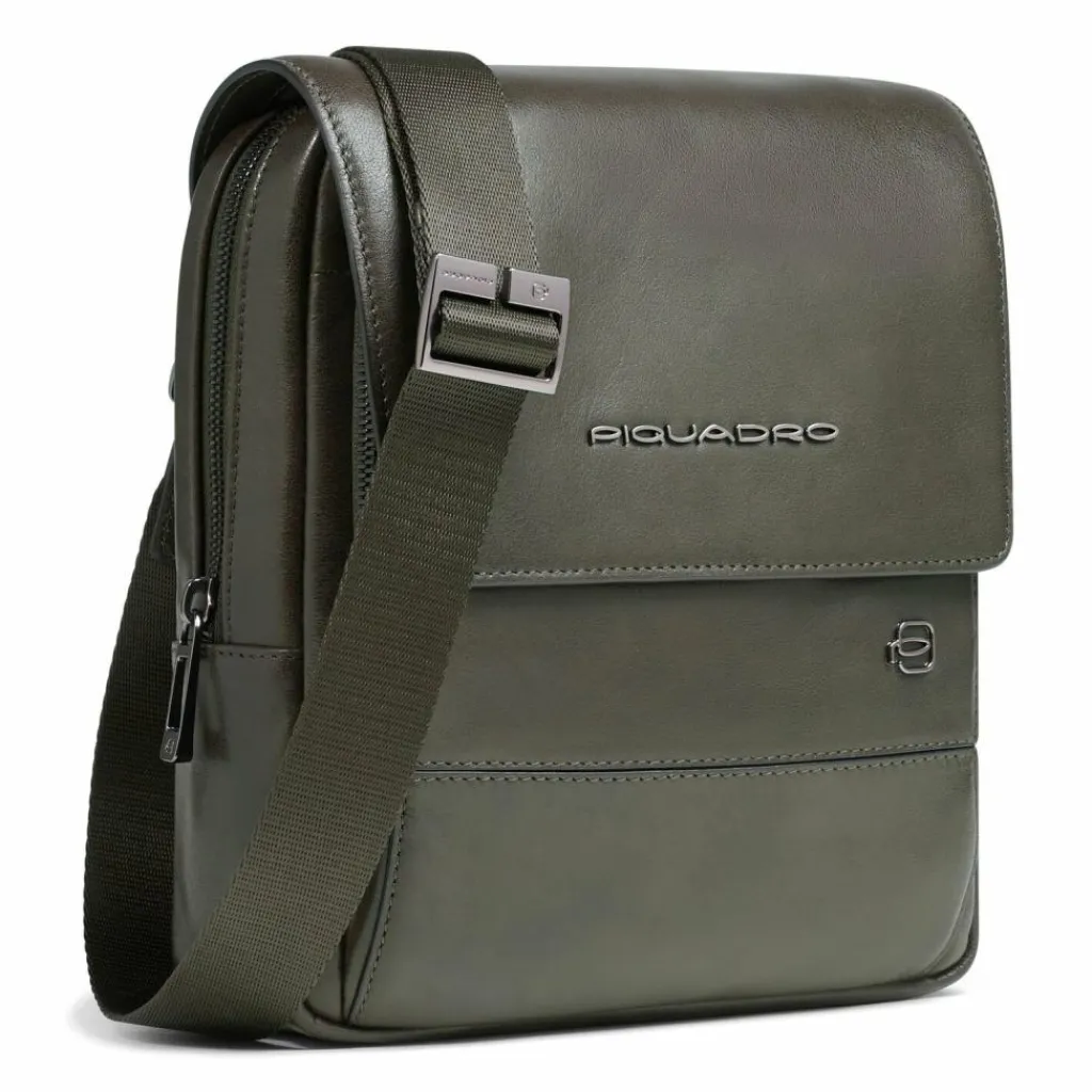 Piquadro Umhängetaschen<Philip Umhängetasche Leder 20 cm green