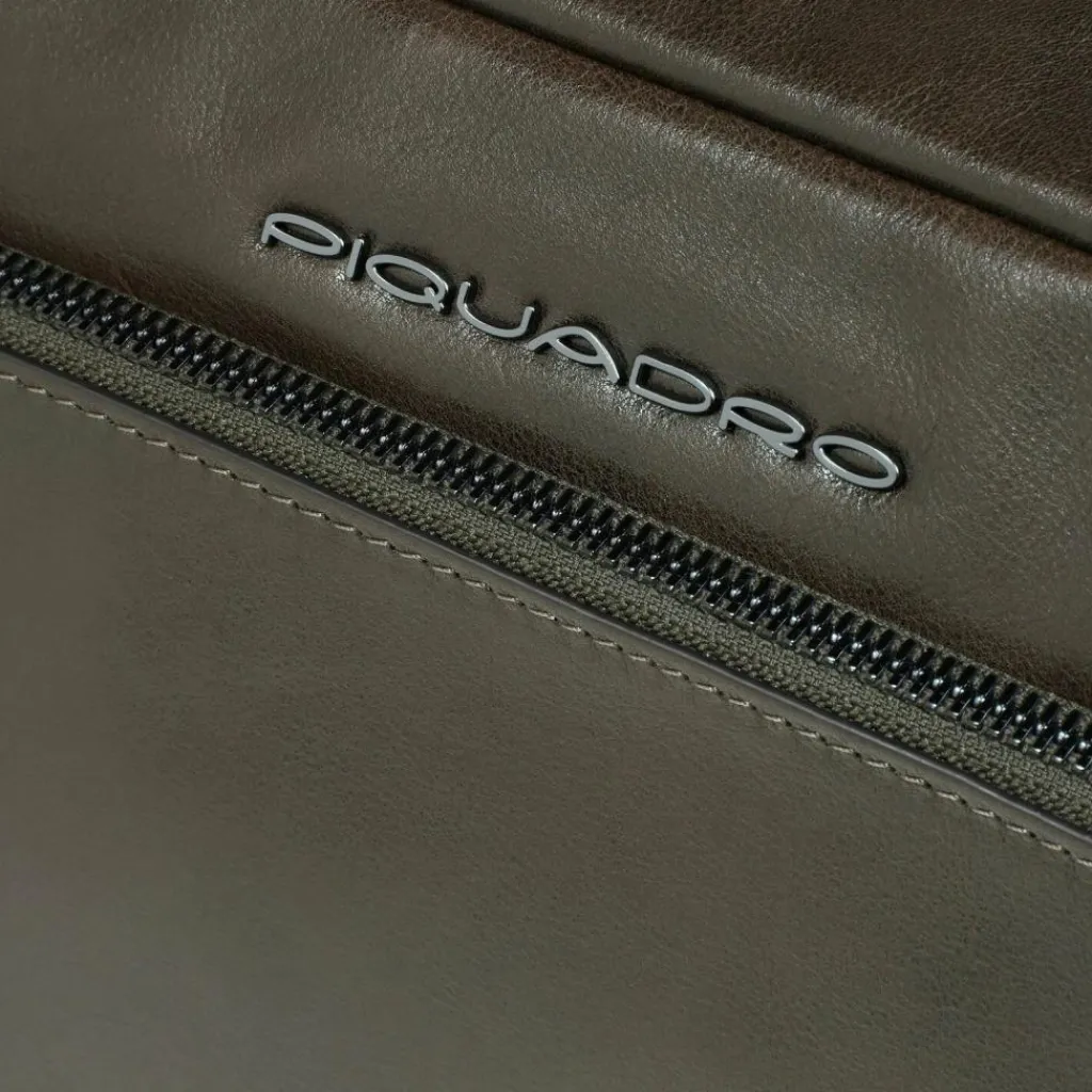 Piquadro Umhängetaschen<Philip Umhängetasche Leder 27 cm green