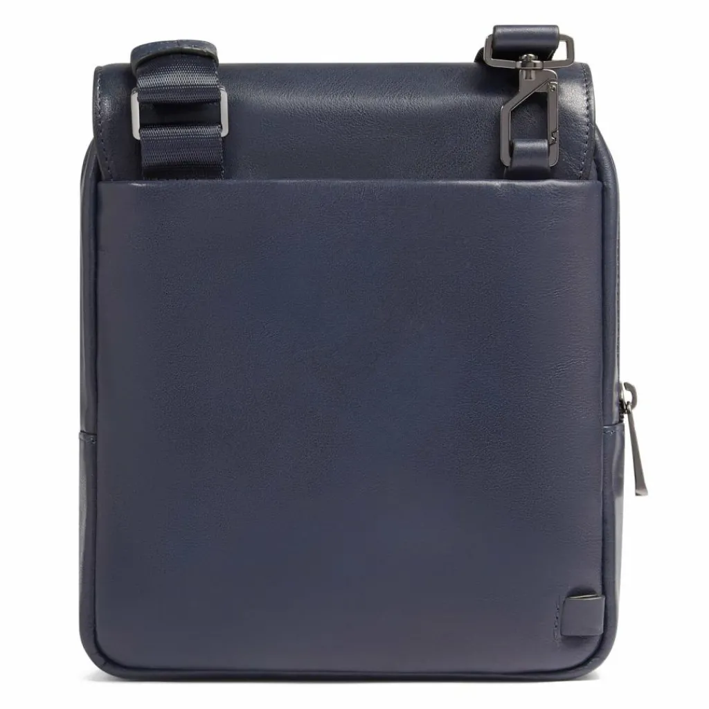 Best Piquadro Philip Umhängetasche Leder 20 cm blue