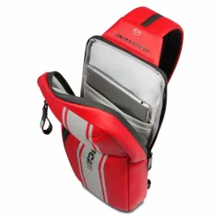 Outlet Piquadro x Ducati Umhängetasche 32 cm red