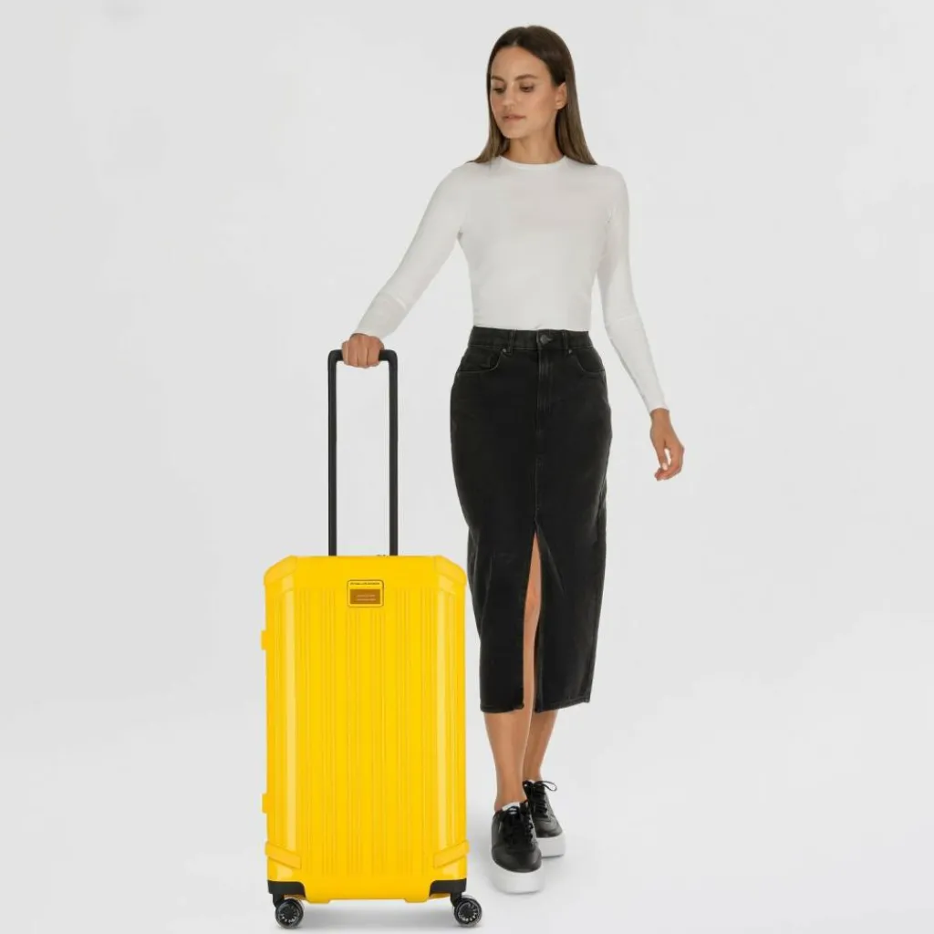 Piquadro 4-Rollen Koffer|Hartgepäck<Pop 4 Rollen Trolley 73 cm yellow