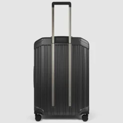 New Piquadro PQ Light 4 Rollen Trolley 69 cm mit Dehnfalte matt black