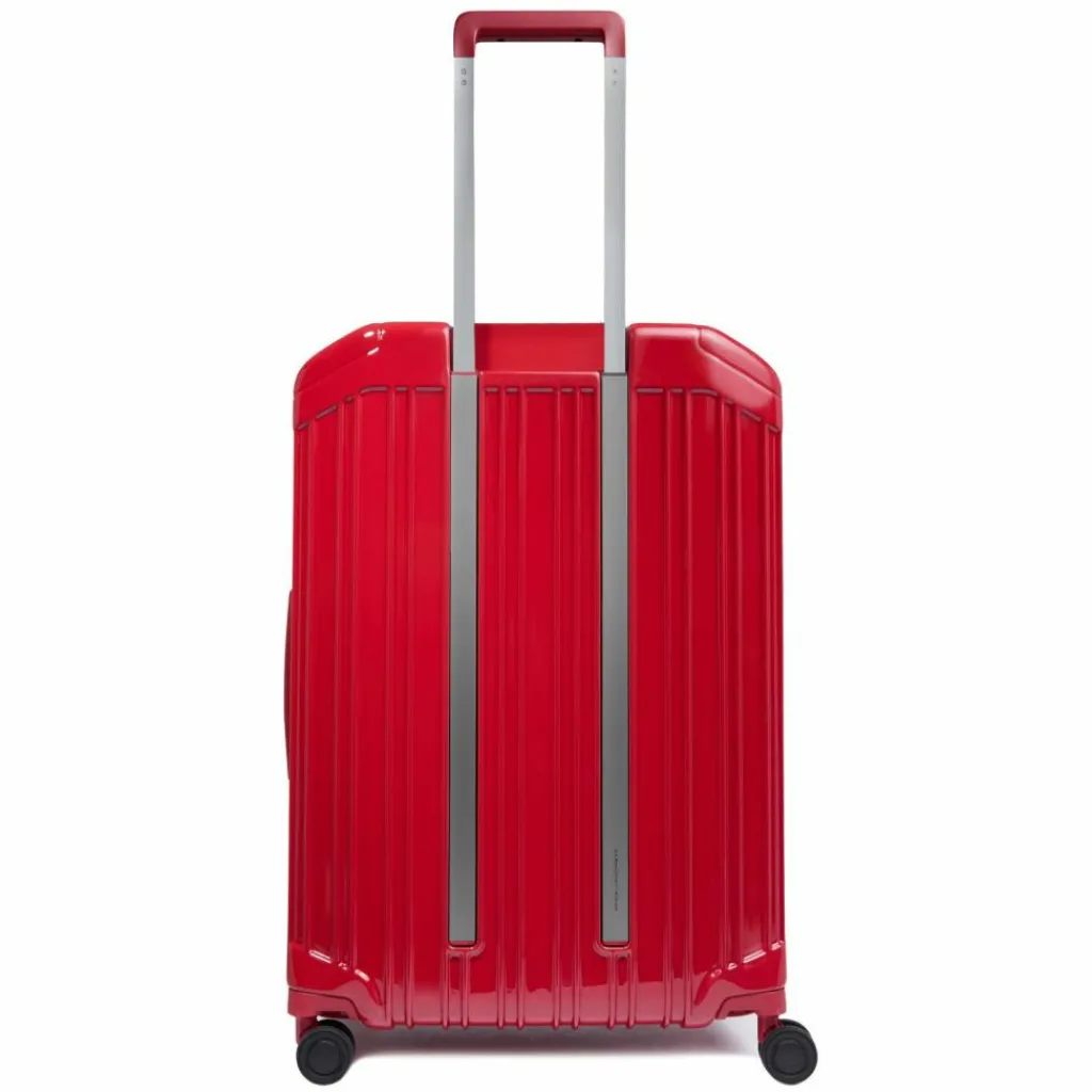 Outlet Piquadro PQ Light 4 Rollen Trolley 69 cm mit Dehnfalte red 1