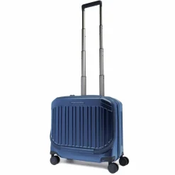 Piquadro Pilotenkoffer|Laptoptaschen<PQ Light 4 Rollen Pilotentrolley 45 cm Laptopfach matt blue