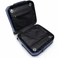 Piquadro Pilotenkoffer|Laptoptaschen<PQ Light 4 Rollen Pilotentrolley 45 cm Laptopfach matt blue