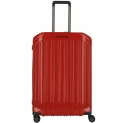 Piquadro 4-Rollen Koffer|Hartgepäck<PQ Light 4 Rollen Trolley 69 cm mit Dehnfalte red