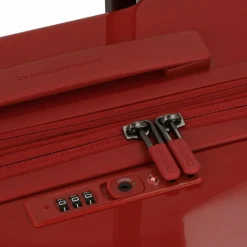 Piquadro 4-Rollen Koffer|Hartgepäck<PQ Light 4 Rollen Trolley 69 cm mit Dehnfalte red