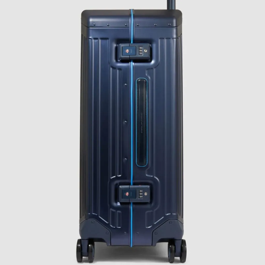 Piquadro 4-Rollen Koffer|Hartgepäck<PQ-Alub 2 4 Rollen Trolley 69 cm blue