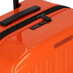 Piquadro 4-Rollen Koffer|Hartgepäck<PQ-Light 4 Rollen Trolley M 69 cm mit Dehnfalte orange
