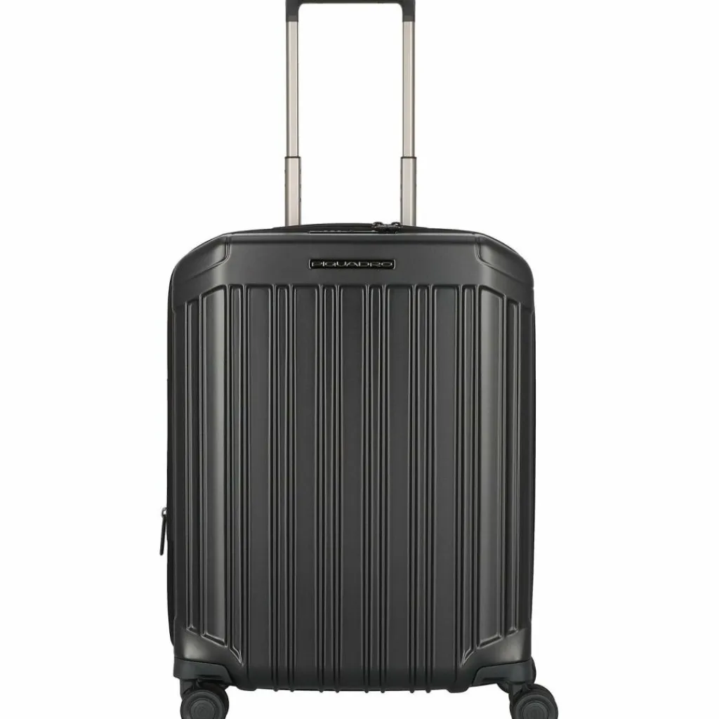 Discount Piquadro PQ-Light 4-Rollen Kabinentrolley 55 cm matt black