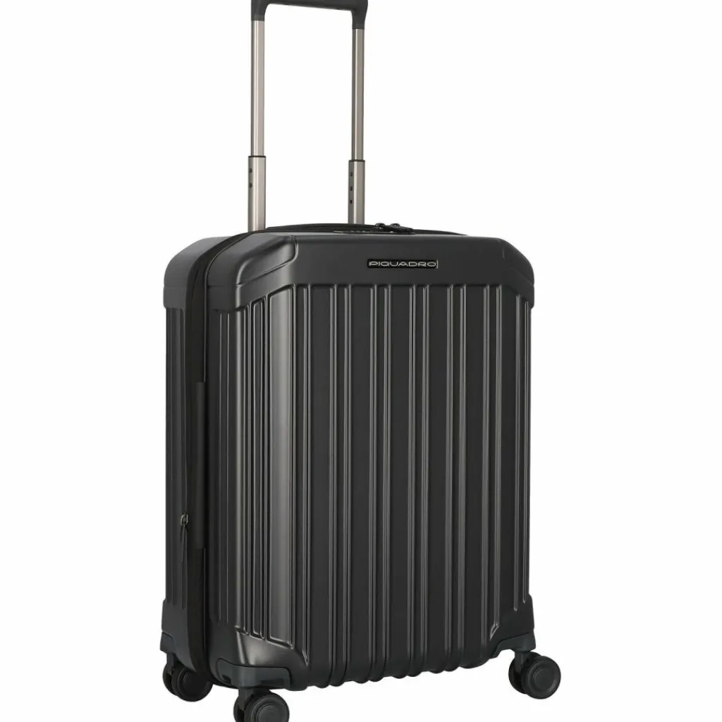 Discount Piquadro PQ-Light 4-Rollen Kabinentrolley 55 cm matt black